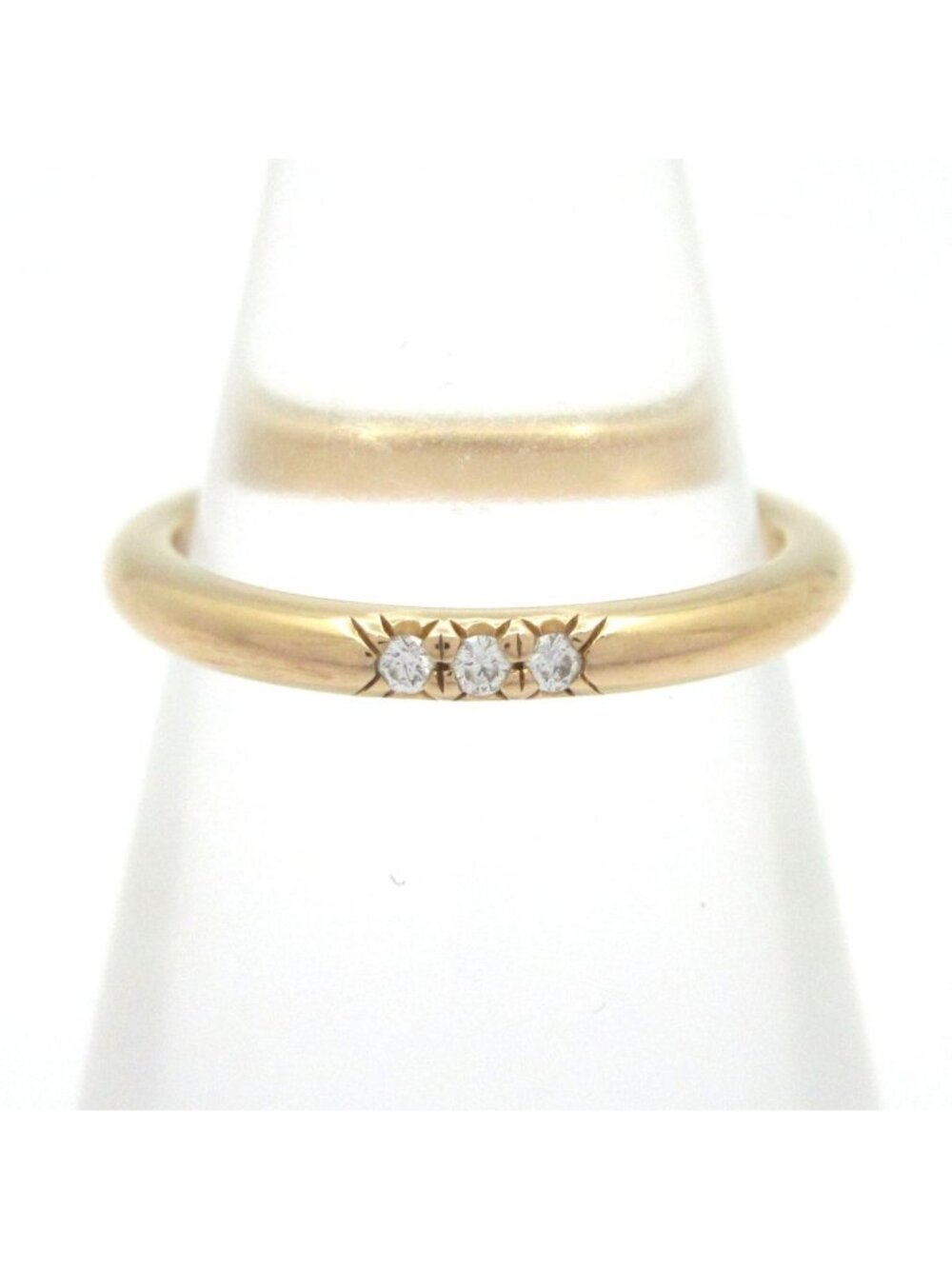 Tiffany & Co Ring Forever Band 18k Pink Gold Diamond